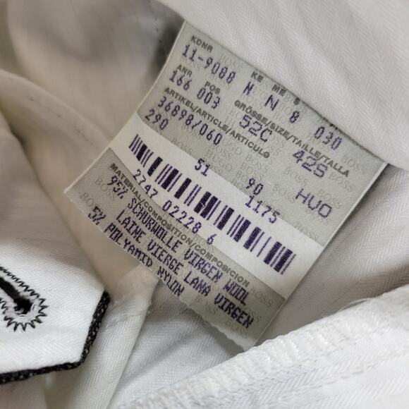 Hugo Boss Galilei Omega Suit Mens 42S Tan Brown Flat Knit Wool Blend Two Button - Picture 3 of 16